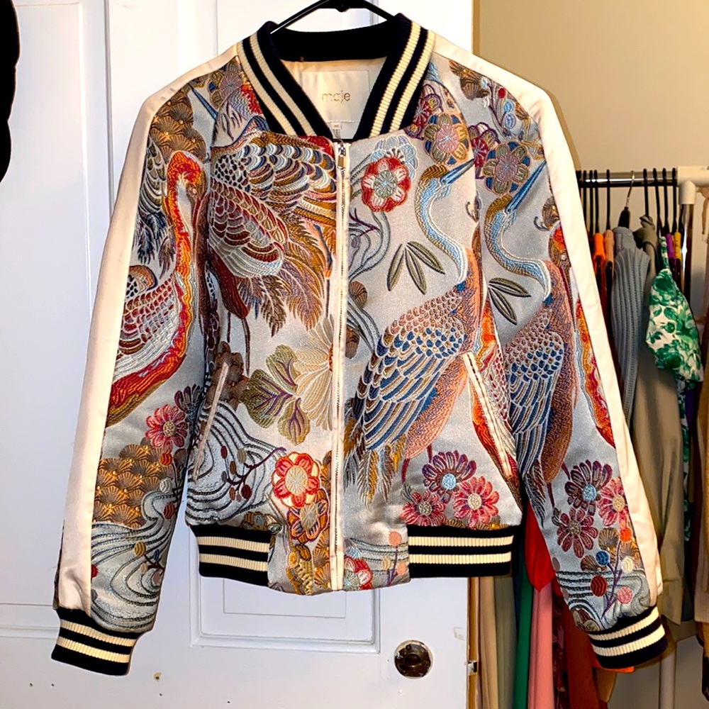 Maje Chinese printed jacket